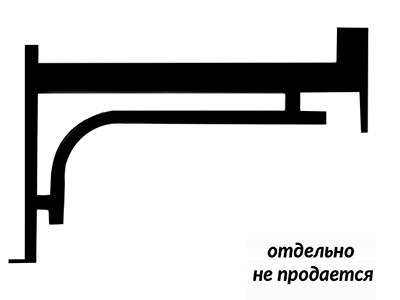 К16-А Кронштейн, труба 20х40х2